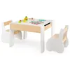 A children's table and chair set is displayed against a white background. Produktbild-Vorschau