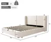 Flieks gestoffeerd bed 180x200 cm met opbergruimte, Productafbeelding-voorbeeld 4