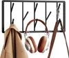 WOLTU Wandgarderobe, mit 8 drehbaren Garderobenhaken, aus Produktbild-Vorschau 1