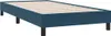 vidaXL Bettgestell ohne Matratze Dunkelblau 90x220 cm Samt Produktbild-Vorschau 1