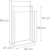 Portasciugamani Relaxdays, A x L x P: 86 x 44 x 21 cm, Anteprima dell’immagine prodotto 4