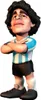A cartoon-like figurine of a soccer player in an Argentinian uniform. Podgląd zdjęcia produktu