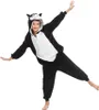 Piżama Onesie Kigurumi Kostium Przebranie Czarny Husky Podgląd zdjęcia produktu 6