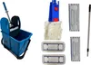 CleanSV® Wischset blau Laschenmop 50 cm, Reinigungswagen 1 Produktbild-Vorschau 1