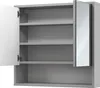 Koupelnová zrcadlová skříňka Vicco Eliza Šedá 70 x 65 cm se Náhled obrázku produktu 6