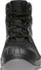 A close-up, front view of a black and gray work boot. Náhľad obrázku produktu