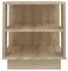vidaXL Konferenční stolek Sonoma Dub 40x40x43 cm Materiál Náhled obrázku produktu 5