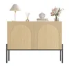 Mueble aparador Merax con 2 puertas, cómoda con patas de Vista previa de la imagen del producto 8
