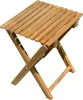Akazie Klapphocker 37cm im Teak Look - Holz Garten Hocker Produktbild-Vorschau 1