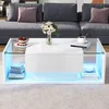Merax 100x50x31cm Table basse, Table de salon réglable en Voir les images du produit 7