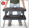 Skladací pracovný stôl KETER + 2x svorka Náhľad obrázku produktu 24