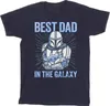 Star Wars - Pánske tričko "Mandalorian Best Dad Galaxy" Náhľad obrázku produktu 1