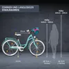 Milord Komfort Fahrrad Mit Korb Damenfahrrad, 26 Zoll, Produktbild-Vorschau 3