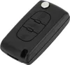 Coque De Clé À 3 Boutons Pour Télécommande D'Entrée Sans Voir les images du produit 2