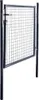 vidaXL Maschen-Gartentor verzinkter Stahl 100 x 100 cm Grau Produktbild-Vorschau 1