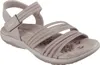 Skechers Reggae Slim Coffee Run Damen Sandalen Grau Voir les images du produit 8