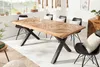 Massiver Esstisch INFINITY HOME 200cm natur Mangoholz Produktbild-Vorschau 2