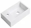 Waschbecken Angela 40 x 22 cm - Weiß - Waschbecken für Produktbild-Vorschau 1