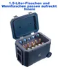 Brisby Kühlbox 45 l – Mit Rollen – 4 Kühlelemente – Blau Produktbild-Vorschau 15