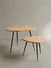 Industrial Style Beistelltische, 2er Set aus Holz und Produktbild-Vorschau 9