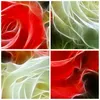 Wanduhr - Quadrat - Glasuhr - Blumen Blumenstrauß Rose - Produktbild-Vorschau 8