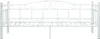 vidaXL Tagesbett-Rahmen Weiß Metall 90×200 cm Produktbild-Vorschau 4