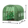 A diagram of a greenhouse with dimensions indicated. Náhled obrázku produktu
