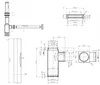 Siphon 3060 für Waschbecken - Eckig Produktbild-Vorschau 3
