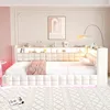 Gestoffeerd bed 90x200 cm, slaapbank met LED-verlichting, Productafbeelding-voorbeeld 3