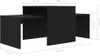 Set di tavolini neri 100x48x40 cm in materiale ligneo Anteprima dell’immagine prodotto 7
