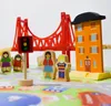 Holzeisenbahn Eisenbahn Kinder Zug Spielzeug 75 Stück Produktbild-Vorschau 7