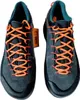 La Sportiva TX4 Evo Approach Schuhe für Herren; dunkelblau mit orangefarbenen Schnürsenkeln. Produktbild-Vorschau