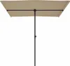 vidaXL Parasol avec mât en aluminium 2x1,5 m Taupe Voir les images du produit 4