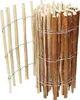 A close-up view of a rolled-up wooden fence made of thin, natural branches. Produktbild-Vorschau