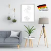 Bilderrahmen Weiss matt CLAMARO Collage nach Maß  Holz Produktbild-Vorschau 2