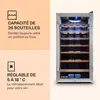 Klarstein Cave a Vin, Réfrigérateur à Vin avec Porte en Voir les images du produit 2