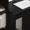 vidaXL Bureau, zwart, eikenlook, 60 x 50 x 76 cm Productafbeelding-voorbeeld 4