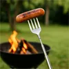 Ausziehbare Gabel teleskopierbar Silber Metall 22-64 cm Produktbild-Vorschau 3