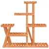 Blumenständer 95x25x96 cm Massivholz Tanne Produktbild-Vorschau 4