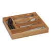 Besteckbox - 5 Fächer - 5 x 30 x 34 cm - Bambus Produktbild-Vorschau 8