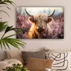 Leinwand Bilder 90x60 cm - Schottisches Hochlandrind, Produktbild-Vorschau 2
