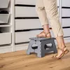 Klappbarer Tritthocker Kunststoff anthrazit 35 x 28 x 22 cm Produktbild-Vorschau 5