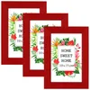 MG Design Set aus 3 Rot Bilderrahmen A6 10 x 15 cm - Aus Produktbild-Vorschau 1