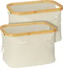TOM TAILOR Aufbewahrungsbox Bambusrahmen 2er Set Beige Korb Produktbild-Vorschau 1