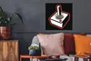 MuchoWow® Poster Gaming - Game Controller - Schwarz 50x50 Produktbild-Vorschau 2