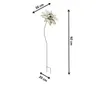 Kobolo Gartenstecker Dekostecker 2er Set Blume White Flower Produktbild-Vorschau 6