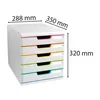 Exacompta Schubladenbox MODULO A4 5 geschlossene Schub Produktbild-Vorschau 3