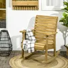 Outsunny Schaukelstuhl Schwingsessel mit Armlehne Produktbild-Vorschau 2