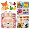 Minicee Montessori Busy Board Buch – Sensorisches Spielzeug Produktbild-Vorschau 1