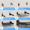 Mikrowellen Regal Hängend, Mikrowelle Halterung Wand, mit Produktbild-Vorschau 4